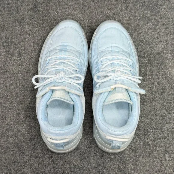 Jordan Air Mae Shoes Women's 6.5 Celestine Blue Athletic Platform Mid Sneakers - Picture 8 of 11